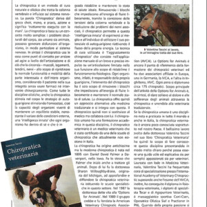 Articolo su Cavalli e Cavalieri - Chiropratica Veterinaria